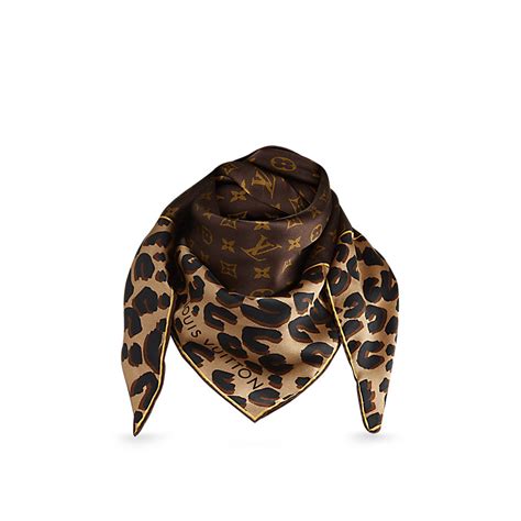 louis vuitton blue leopard scarf|Louis Vuitton cheetah scarf.